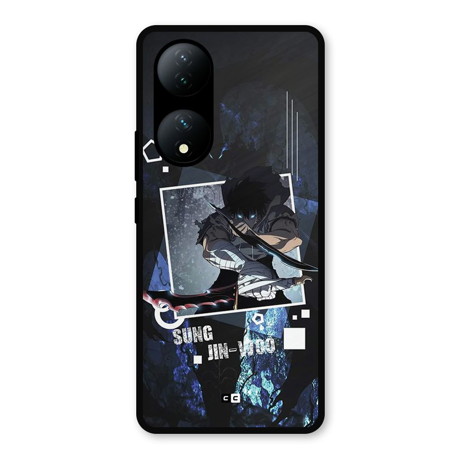 Sung Jinwoo In Battle Metal Back Case for Vivo Y100a