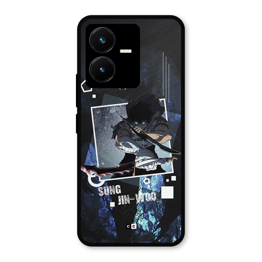 Sung Jinwoo In Battle Metal Back Case for Vivo Y22