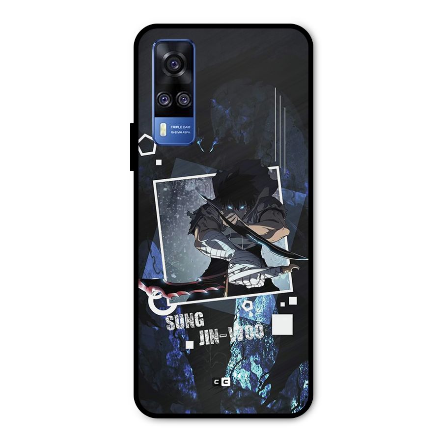 Sung Jinwoo In Battle Metal Back Case for Vivo Y31