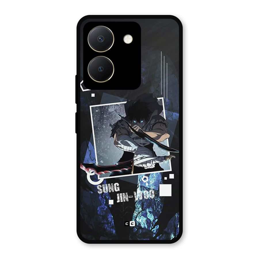 Sung Jinwoo In Battle Metal Back Case for Vivo Y36