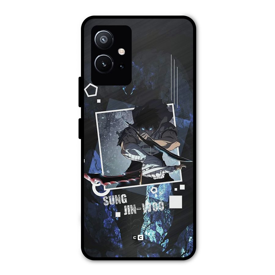 Sung Jinwoo In Battle Metal Back Case for Vivo Y75 5G