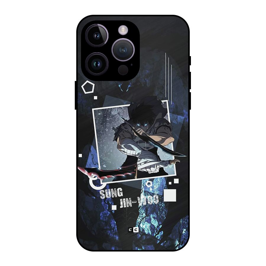 Sung Jinwoo In Battle Metal Back Case for iPhone 14 Pro Max