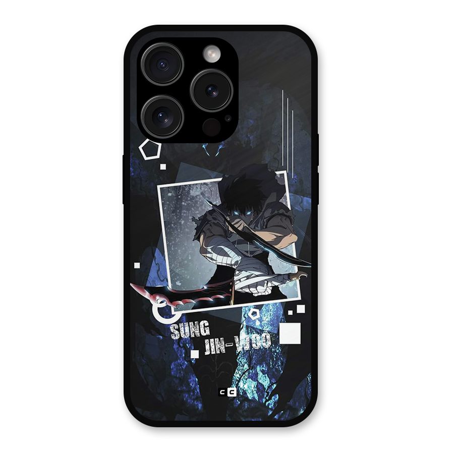 Sung Jinwoo In Battle Metal Back Case for iPhone 15 Pro