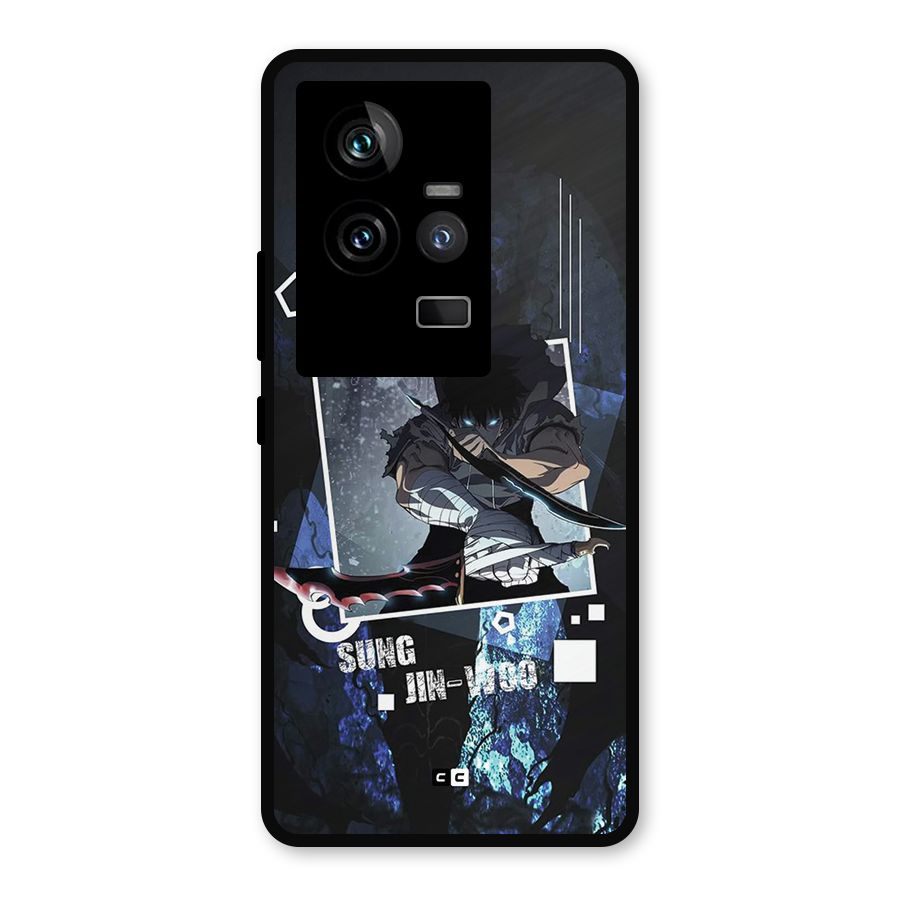 Sung Jinwoo In Battle Metal Back Case for iQOO 11 5G