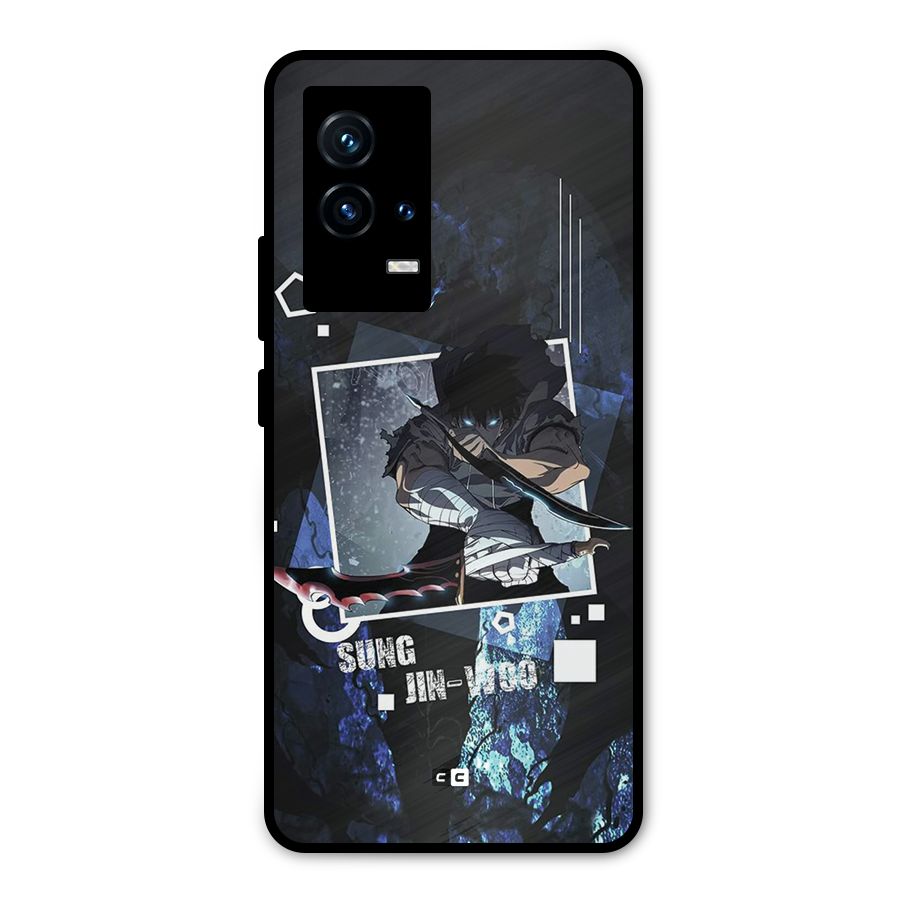 Sung Jinwoo In Battle Metal Back Case for iQOO 9 5G