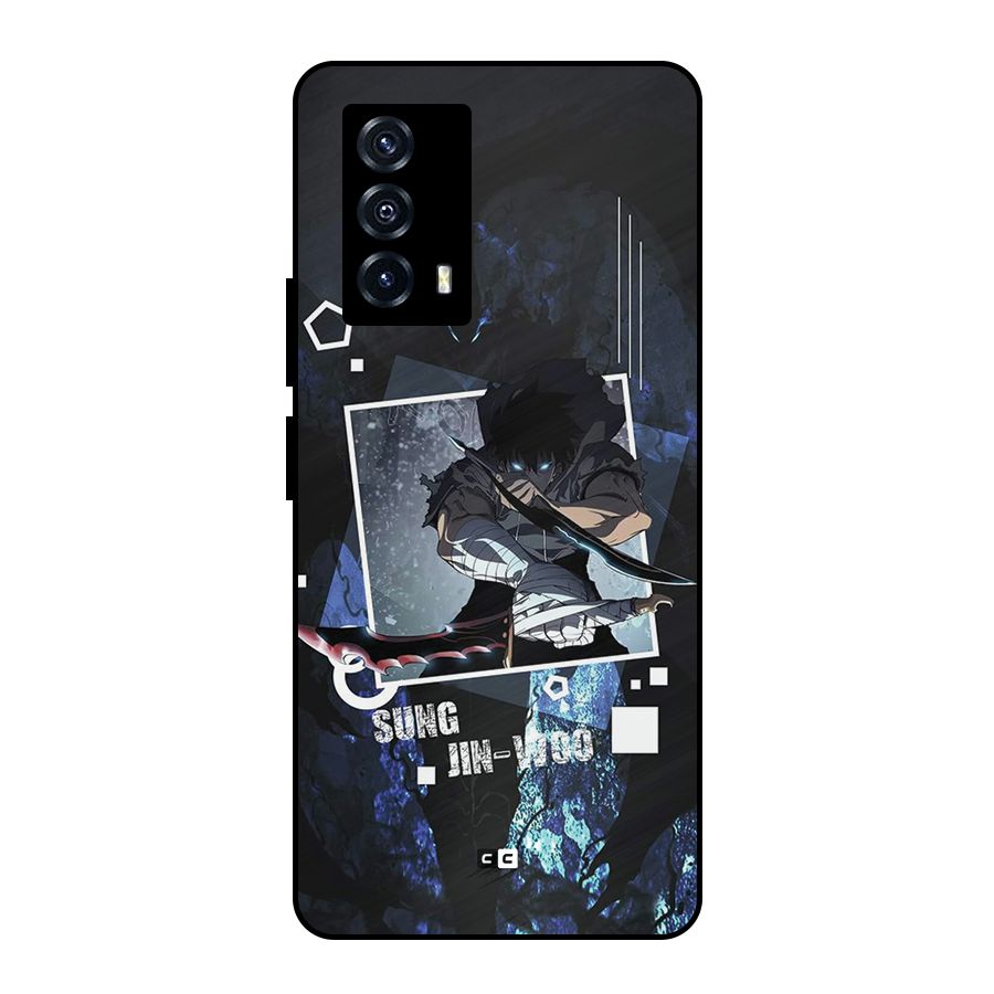 Sung Jinwoo In Battle Metal Back Case for iQOO Z5