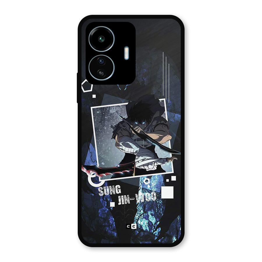 Sung Jinwoo In Battle Metal Back Case for vivo iQOO Z6 Lite 5G