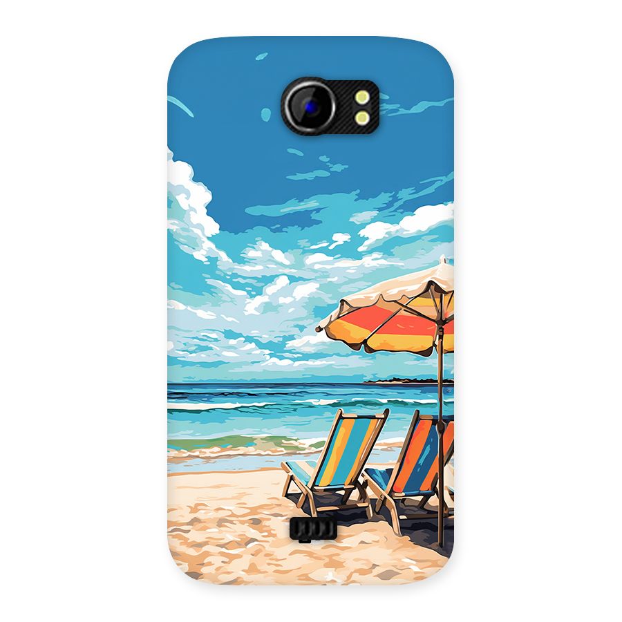Sunny Beach Back Case for Canvas 2 A110