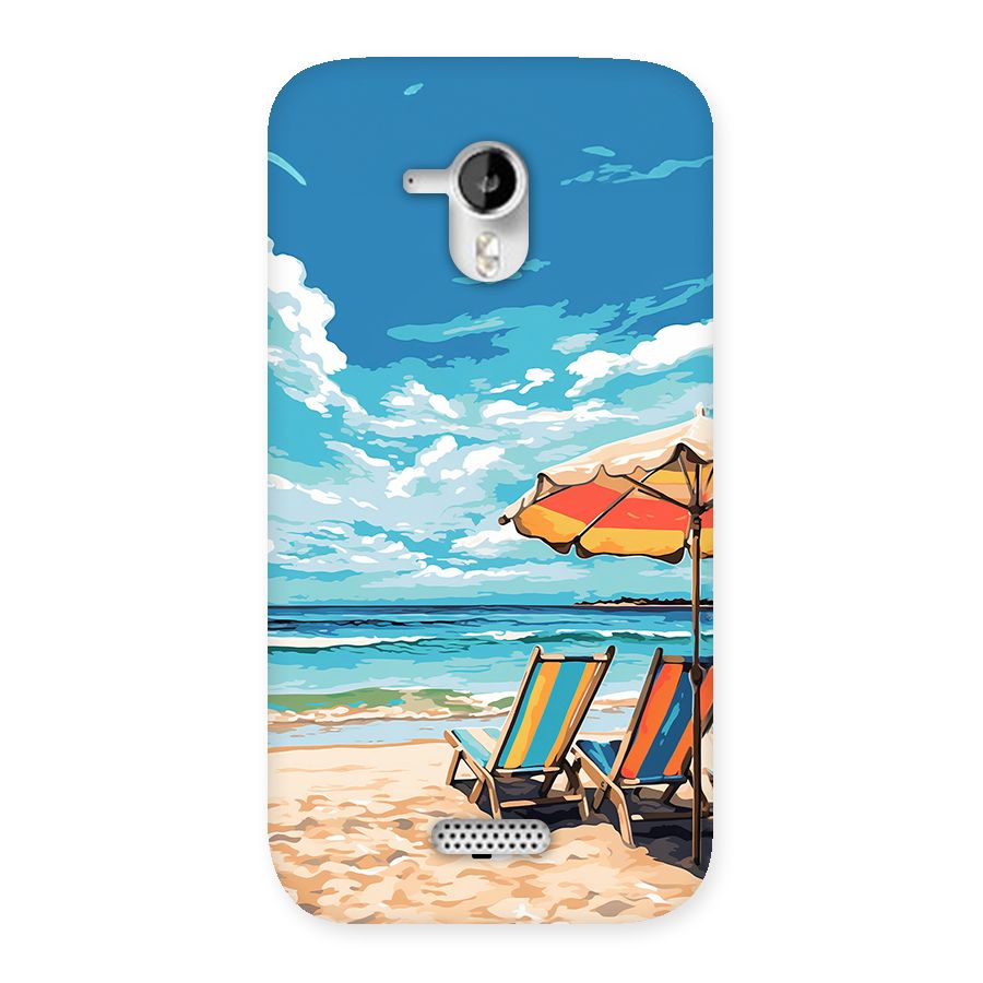 Sunny Beach Back Case for Canvas HD A116