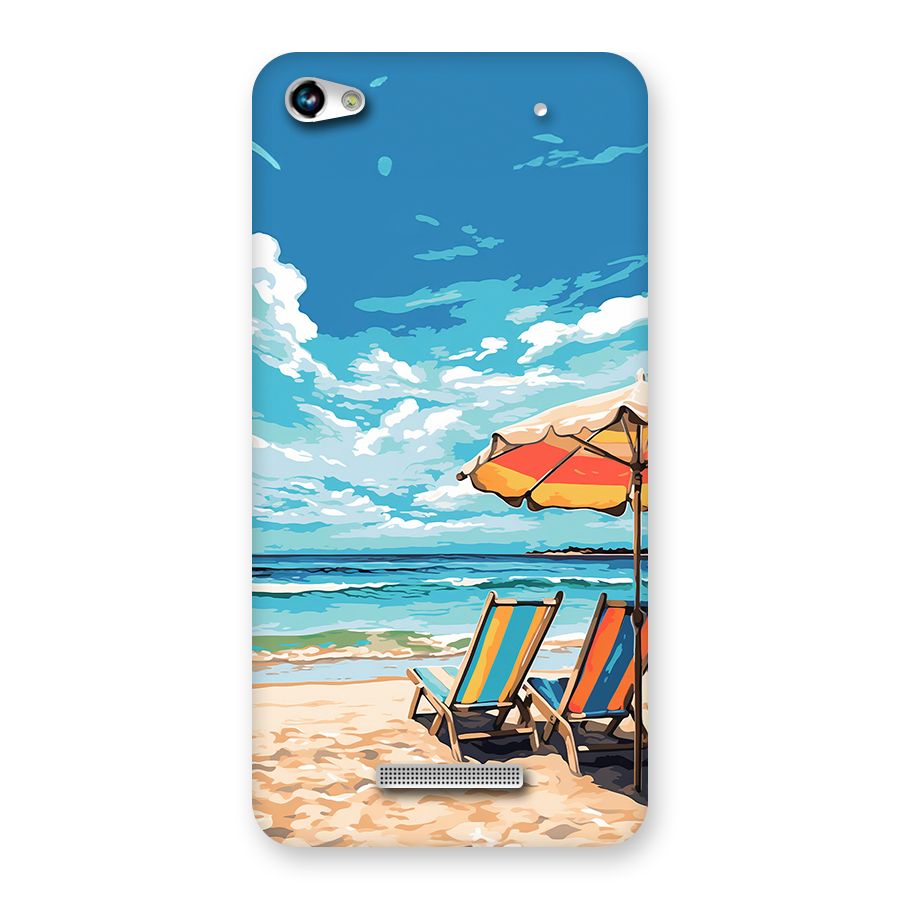 Sunny Beach Back Case for Canvas Hue 2 A316