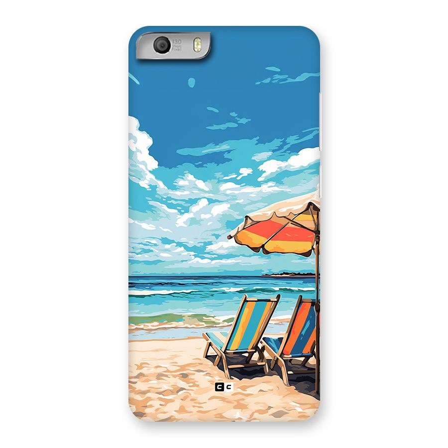 Sunny Beach Back Case for Canvas Knight 2