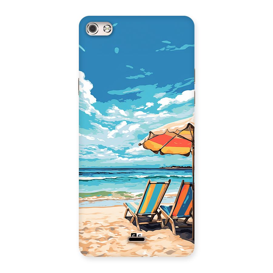 Sunny Beach Back Case for Canvas Silver 5