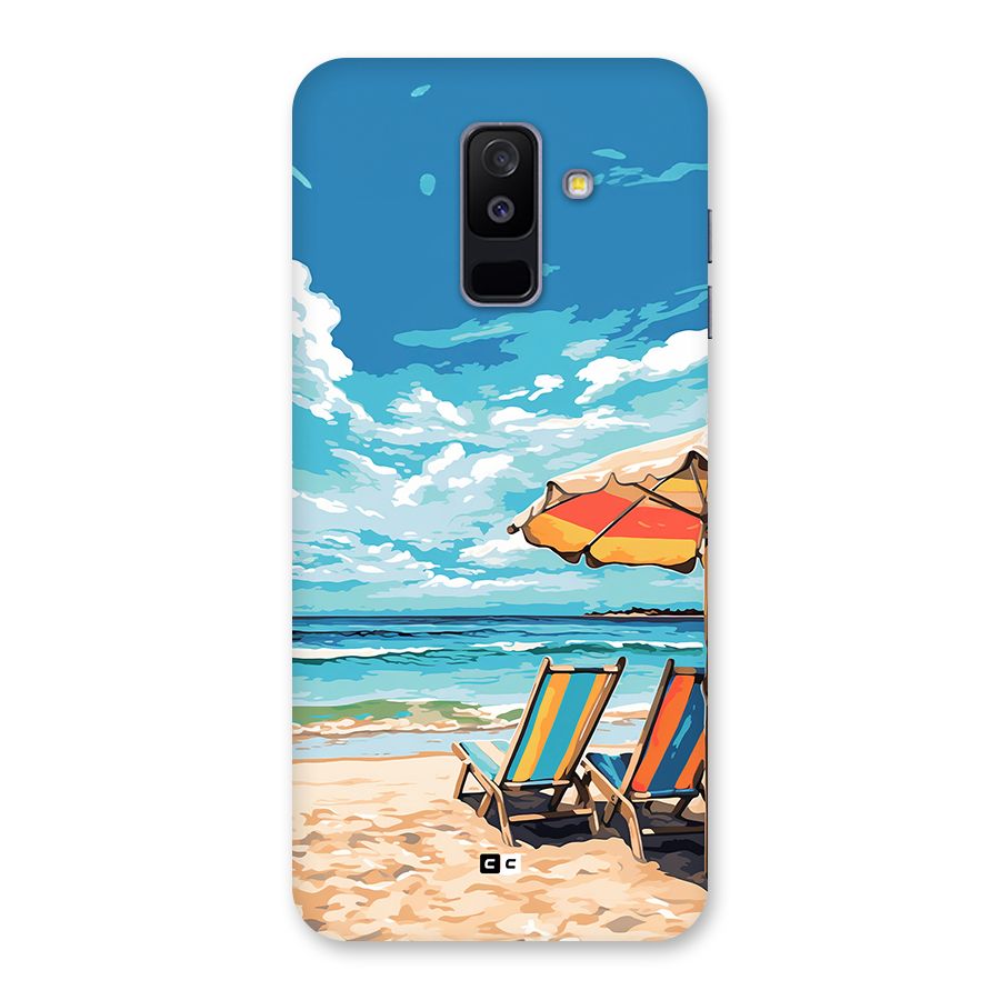 Sunny Beach Back Case for Galaxy A6 Plus