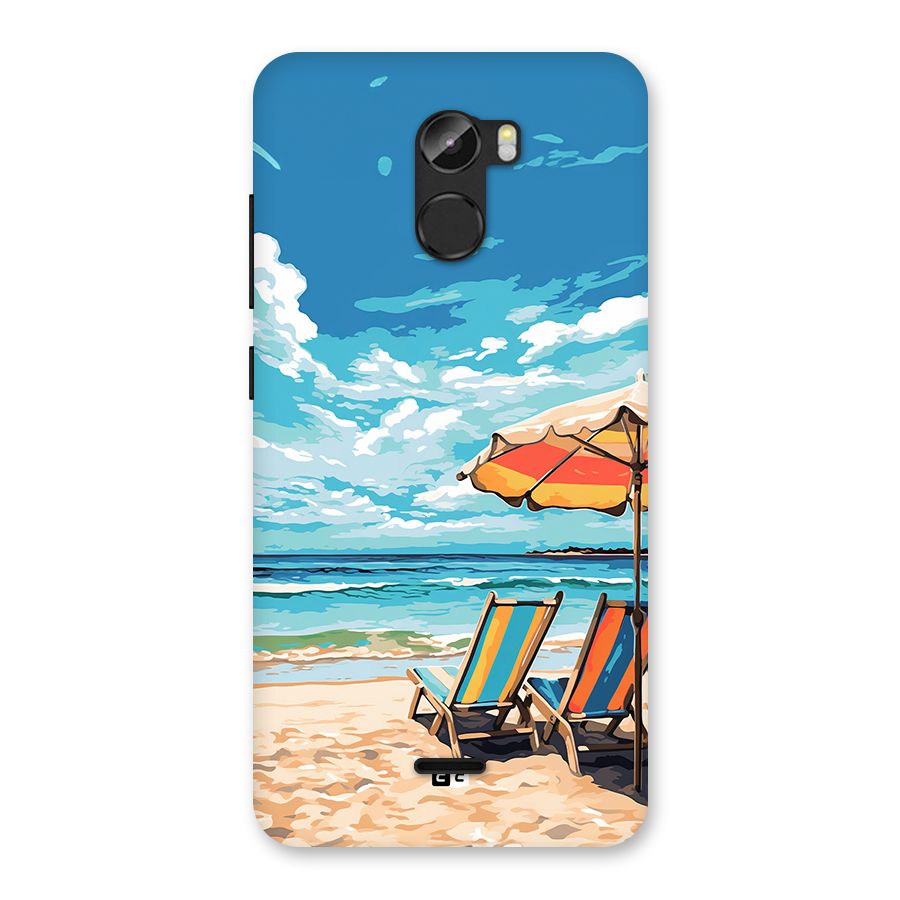 Sunny Beach Back Case for Gionee X1