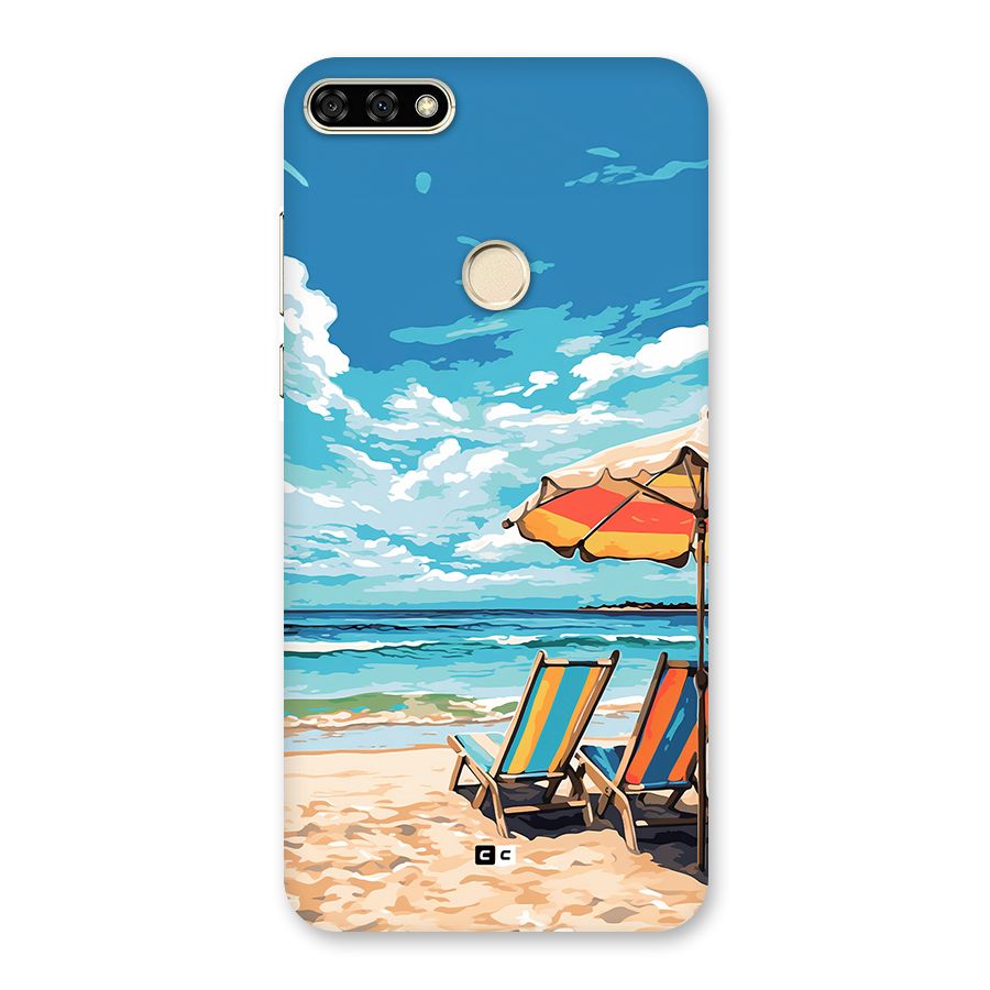 Sunny Beach Back Case for Honor 7A