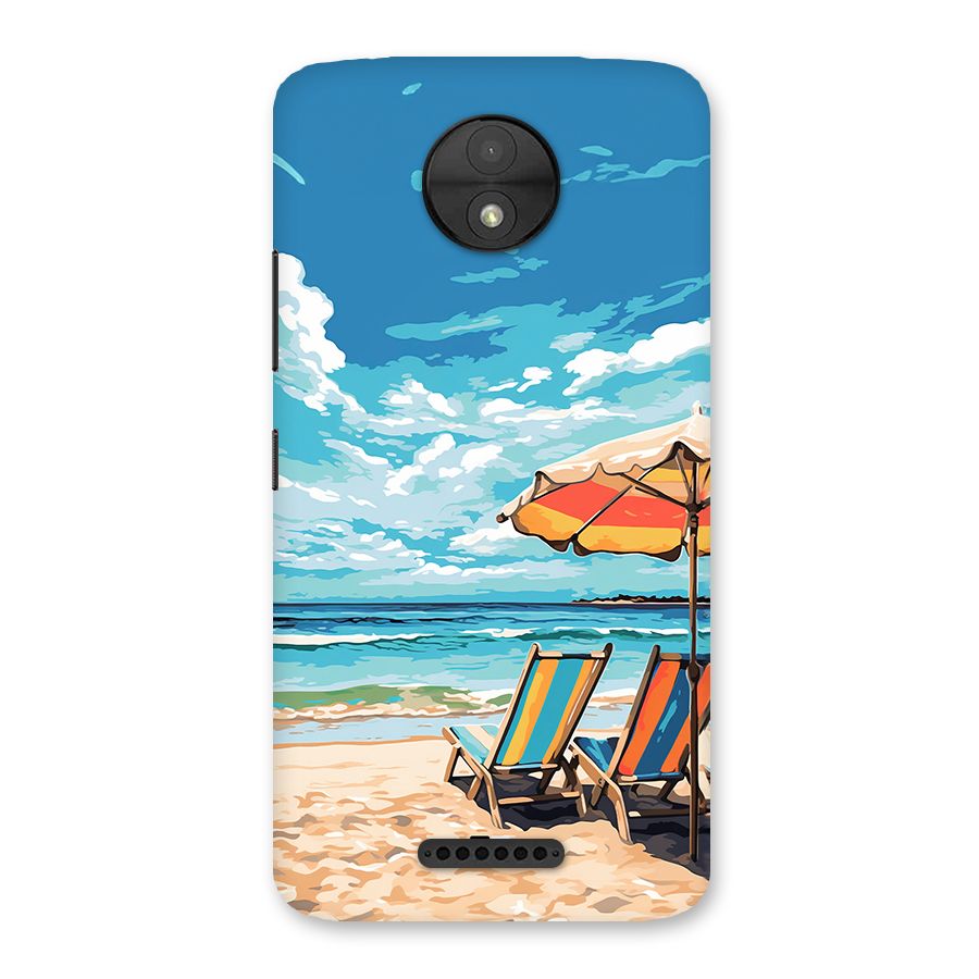 Sunny Beach Back Case for Moto C