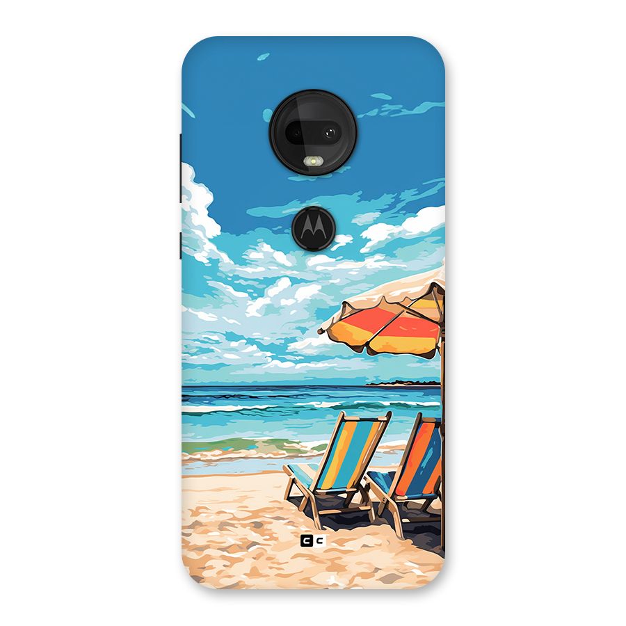 Sunny Beach Back Case for Moto G7