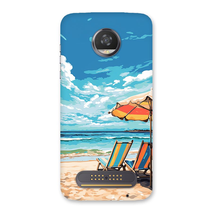 Sunny Beach Back Case for Moto Z2 Play