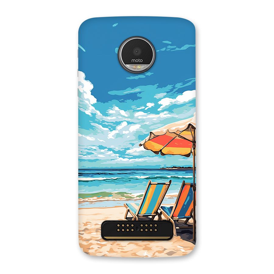 Sunny Beach Back Case for Moto Z Play