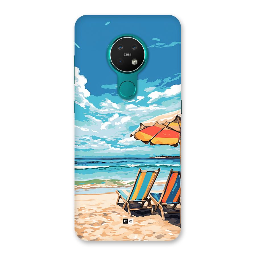 Sunny Beach Back Case for Nokia 7.2