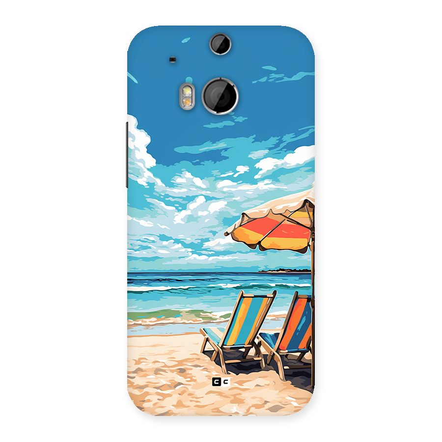 Sunny Beach Back Case for One M8