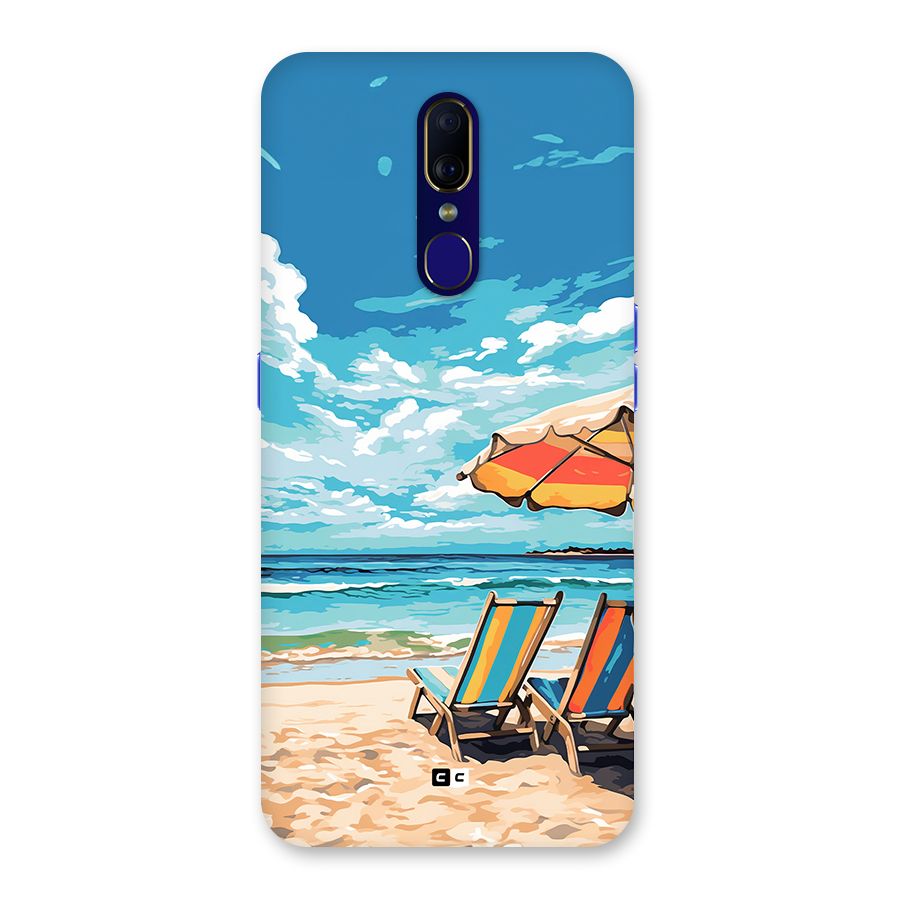 Sunny Beach Back Case for Oppo F11