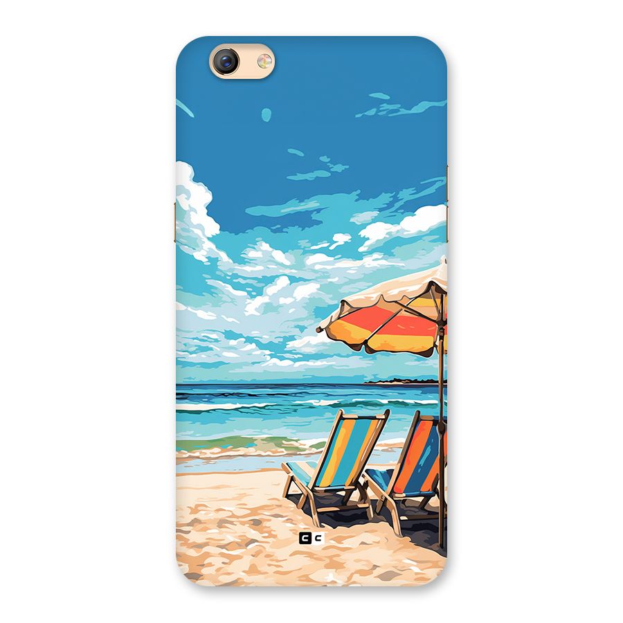 Sunny Beach Back Case for Oppo F3 Plus