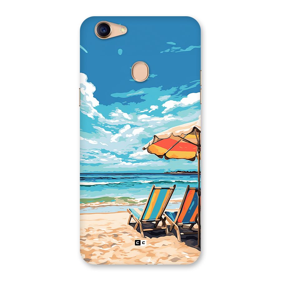 Sunny Beach Back Case for Oppo F5