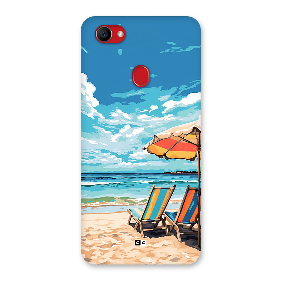 Sunny Beach Back Case for Oppo F7