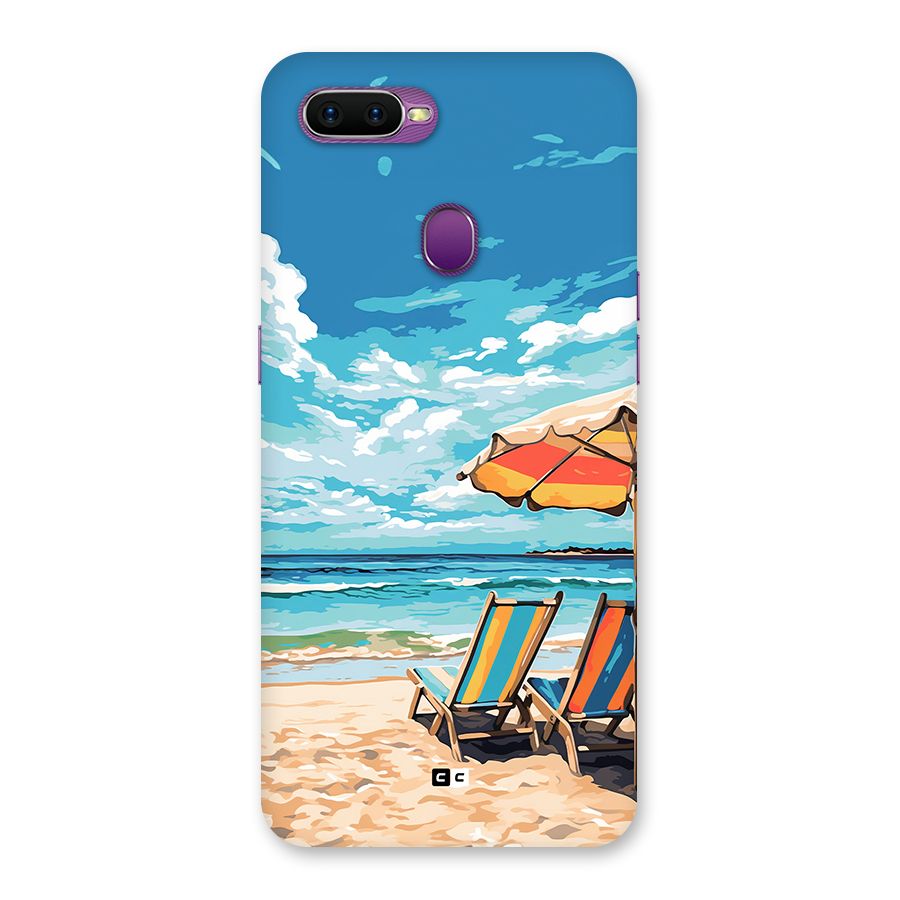 Sunny Beach Back Case for Oppo F9
