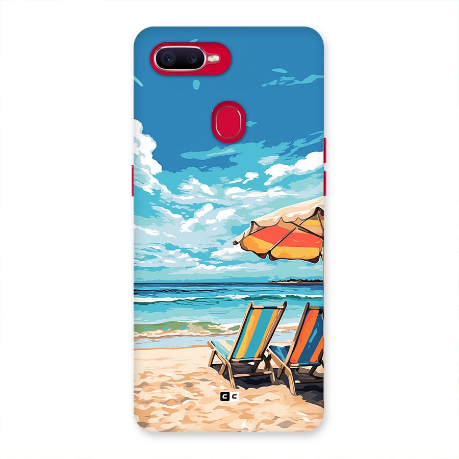 Sunny Beach Back Case for Oppo F9 Pro