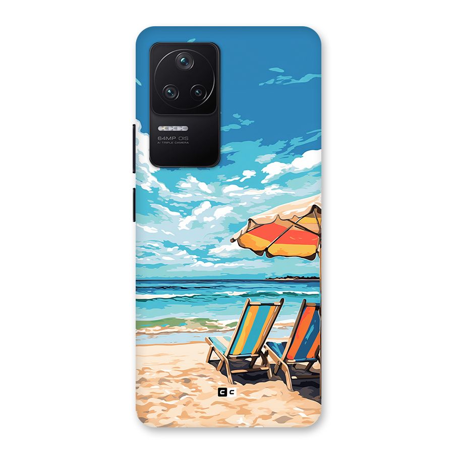 Sunny Beach Back Case for Poco F4 5G