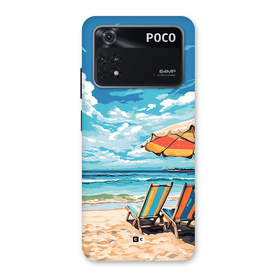 Sunny Beach Back Case for Poco M4 Pro 4G