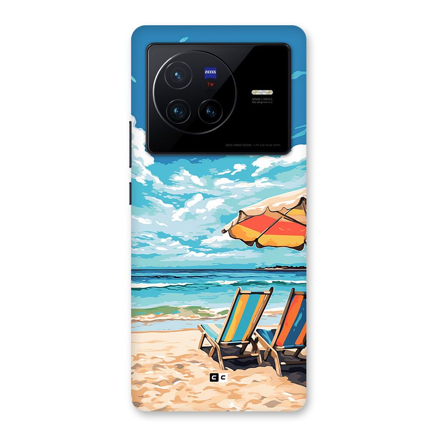 Sunny Beach Back Case for Vivo X80