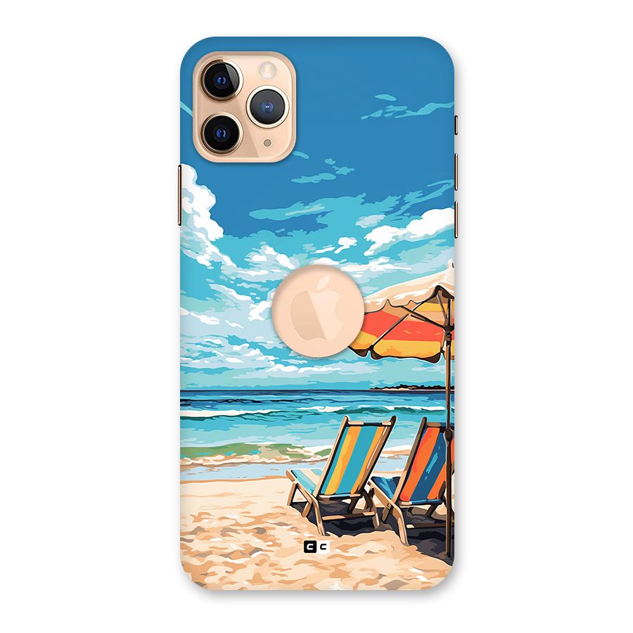 Sunny Beach Back Case for iPhone 11 Pro Max Logo Cut