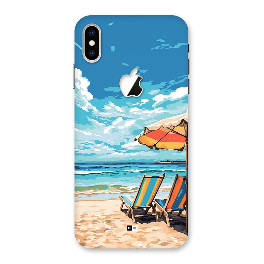 Sunny Beach Back Case for iPhone XS Max Apple Cut