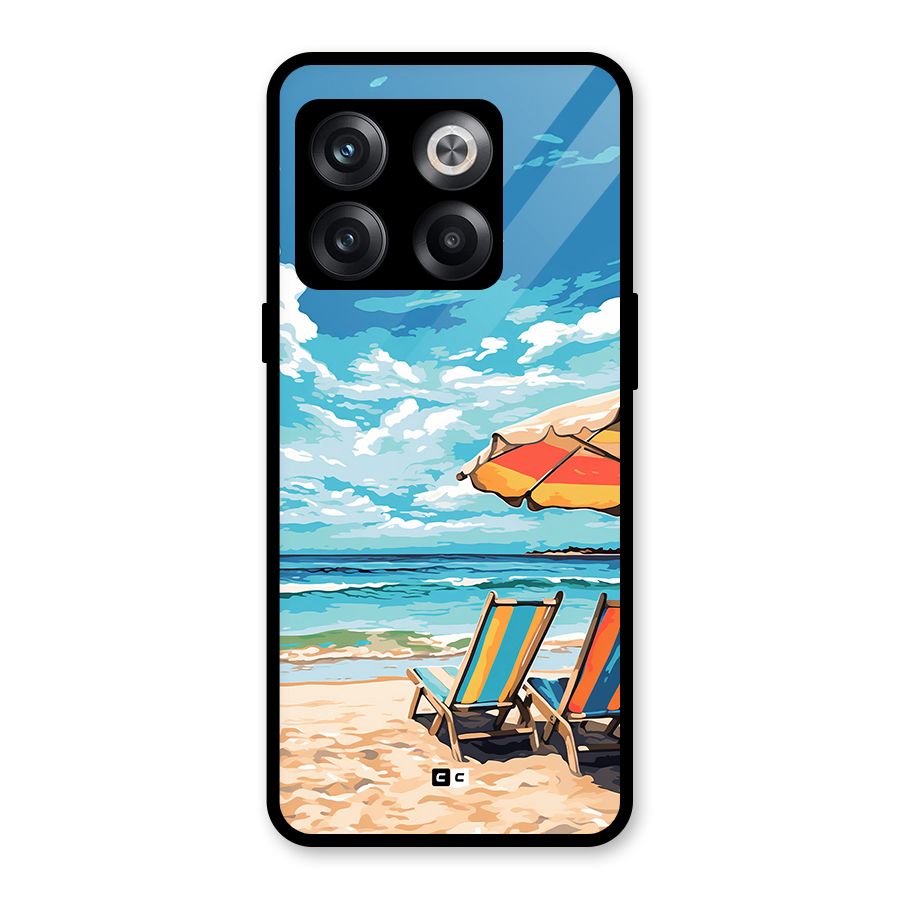 Sunny Beach Glass Back Case for OnePlus 10T