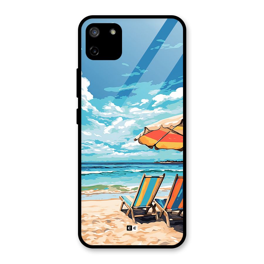 Sunny Beach Glass Back Case for Realme C11