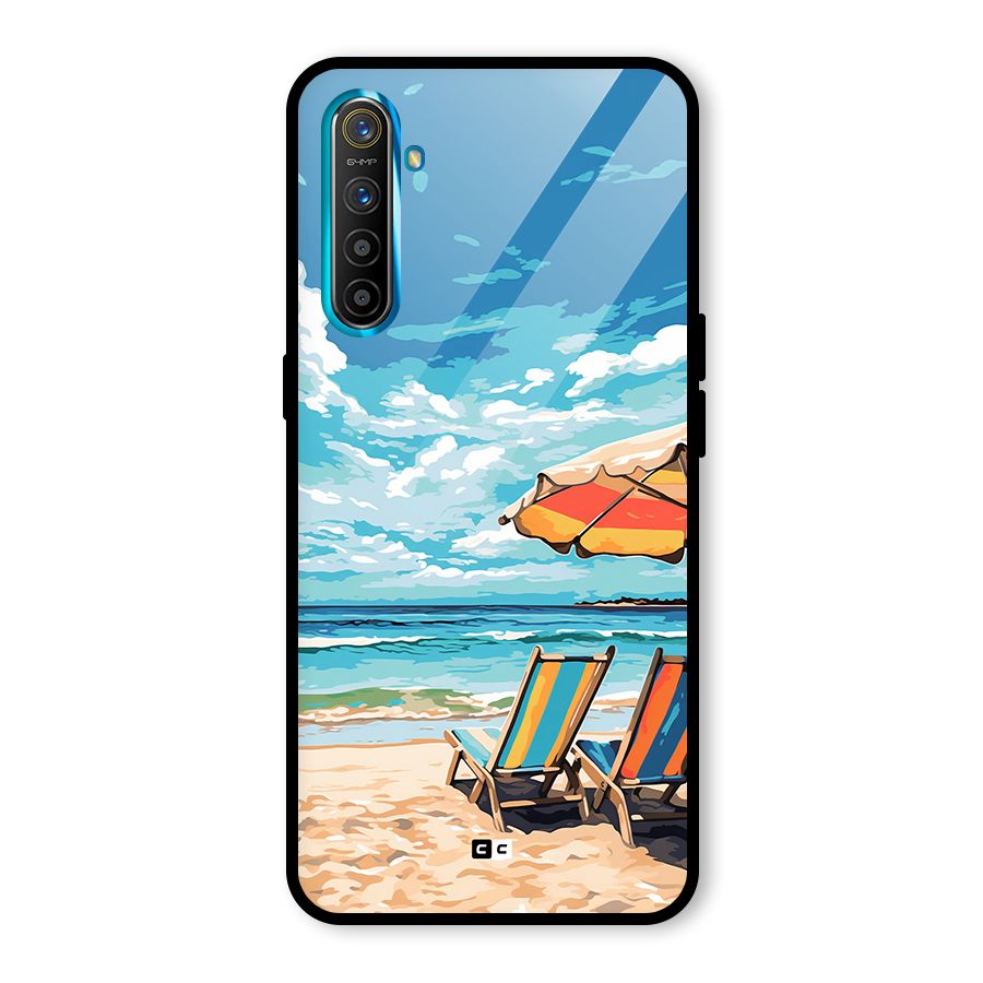Sunny Beach Glass Back Case for Realme X2