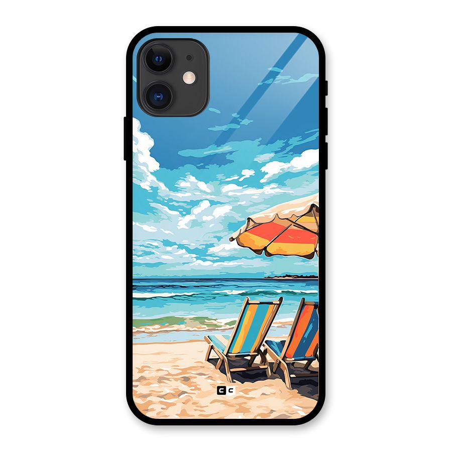 Sunny Beach Glass Back Case for iPhone 11