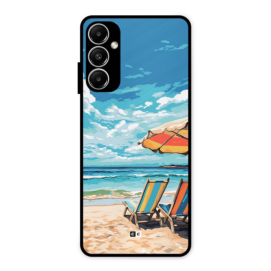Sunny Beach Metal Back Case for Galaxy A05s