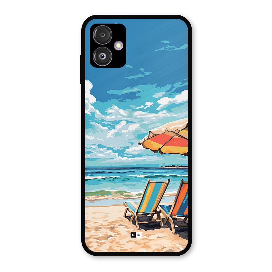 Sunny Beach Metal Back Case for Galaxy F14