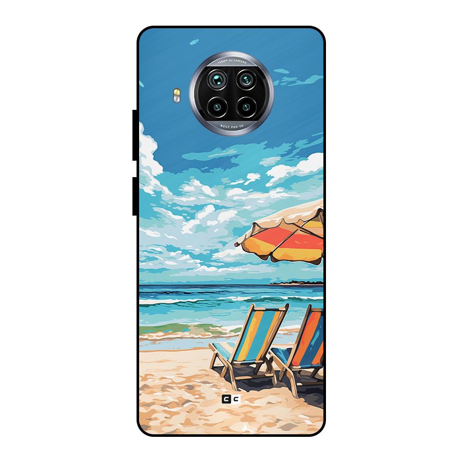 Sunny Beach Metal Back Case for Mi 10i