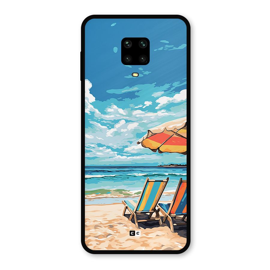 Sunny Beach Metal Back Case for Poco M2