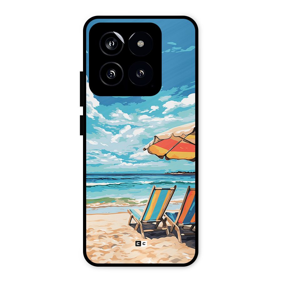 Sunny Beach Metal Back Case for Xiaomi 14