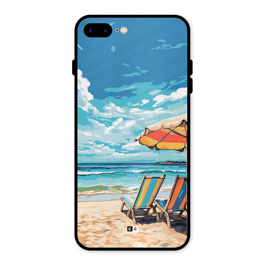 Sunny Beach Metal Back Case for iPhone 7 Plus