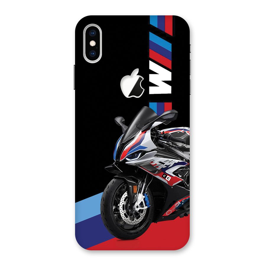 SuperBike Stance Back Case for iPhone XS Max Apple Cut