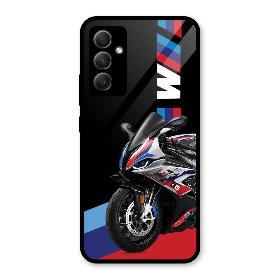 SuperBike Stance Glass Back Case for Galaxy A34