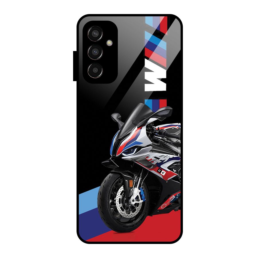 SuperBike Stance Glass Back Case for Galaxy F13