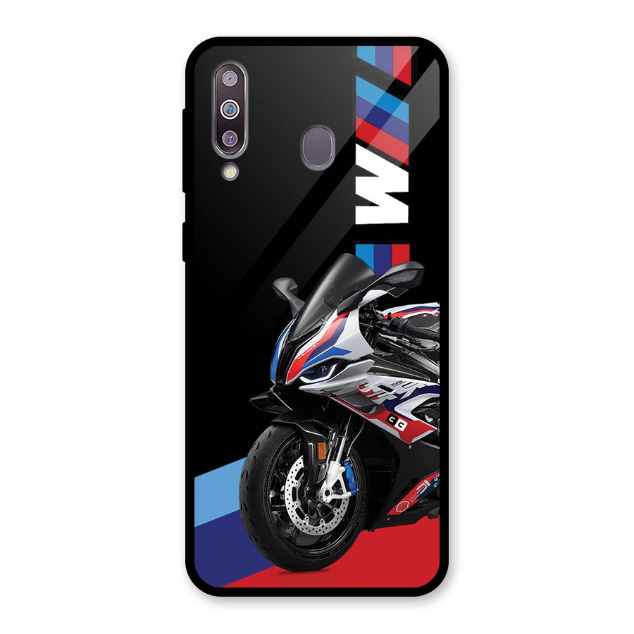 SuperBike Stance Glass Back Case for Galaxy M30